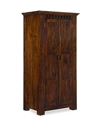 Image of Sheesham Solid Wood Furniture Kuber Wardrobe for Bedroom