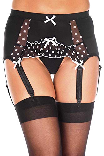 Image of ToBeInStyle Women's Lace Classic Elegant Sheer Garter Belt