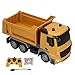 RC Camion à Benne Basculant, Gros Camion à Benne Basculante 2.4G En Tant que Jouet de Sable et Véhicule Basculant avec Simulation de Sable et de Gravier, Benne Basculante, Véhicule Jouet Cadeau Enfant