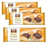 Feiny Biscuits Soft Cakes Orangen- Geschmack Biscuits Gefüllt Mit Einem Gelee Mit Orangengeschmack Vorteilspackung 4 x 135 g