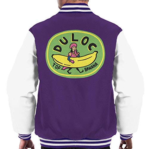 Veste Varsity Shrek Duloc Top Banana pour homme style rétro américain décontracté