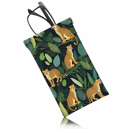 Image of Dragonfly Glasses Case Lightweight Glasses Cases PU Sunglass Organizer Eyeglasses Case Glasses Cases For Men Women