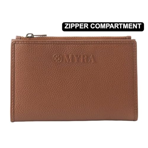 Myra Bag Boho Card Holder Wallet for Women - Slim Bifold Canvas and Leather Wallet - Blue Geometric3