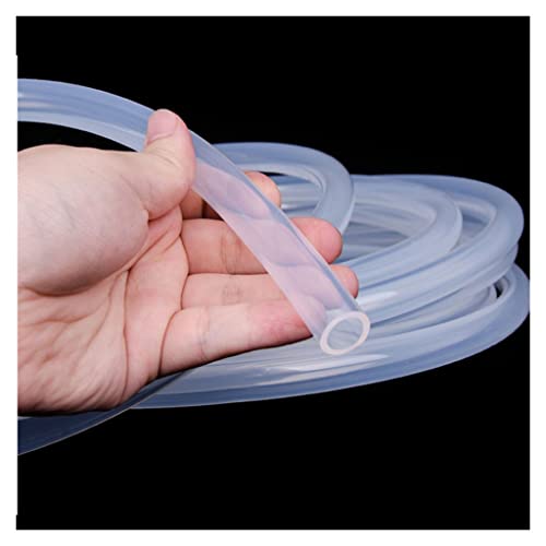 Silicone Tube, 2mm 3mm Food Grade Hose Silicone Rubber Tube, 5m Long Domestic Tap Water Pipe/kungfu Tea Delivery Pipe, 1pcs (Color : 2x4mm, Size : 5m)