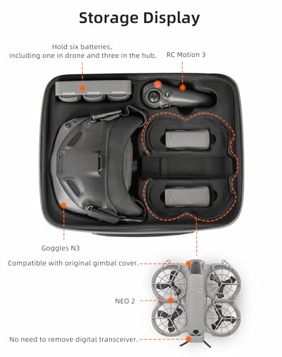 Sac de protection pour DJI Neo 2 Bundle Motion et drone