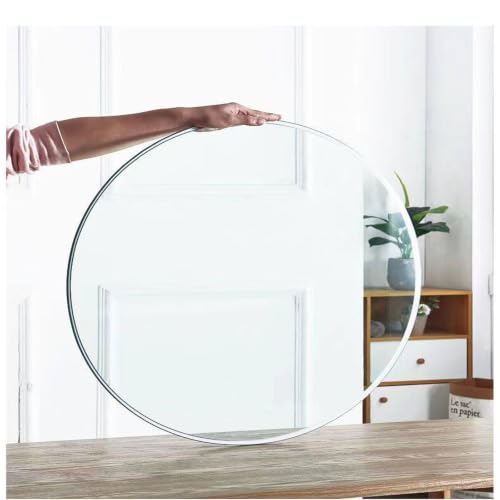Plateau en verre trempé épais 48cm de qualité supérieure