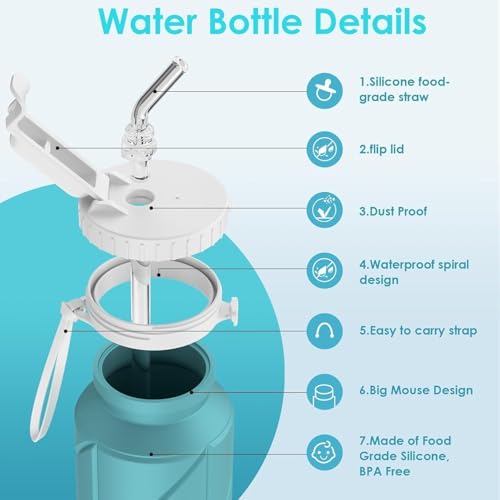 Image of Folding Silicone Water Bottle 600ml for Sports Outdoor Travel Running Riding Camping Hiking BPA-Free Leak-Proof Portable Collapsible