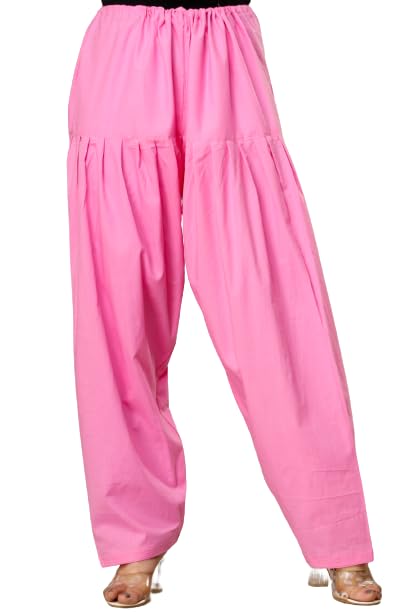 nobhob Woman's Plain Cotton SEMI Patiala Salwar Free Size || Plain Patiala || SEMI Patiala Pants || Solid Cotton Patiala || Cotton Salwar-picture-22