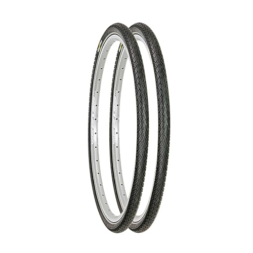 BERGMEILE | 2X 28 Zoll Fahrradreifen (42-622) | 700 x 40C | 28 x 1.60 Reifen | Mit Pannenschutz und Reflexstreifen