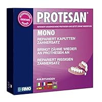 Protesan Mono - Reparierer von gebrochenem, gesprungenem Zahnersatz, der einen Zahn fehlt