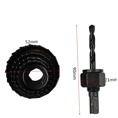 ORFOFE 5 piezas brocas para madera y plástico miniatura 4