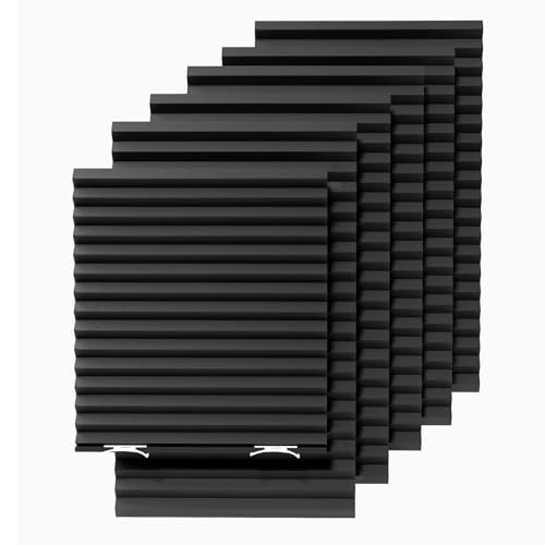 Touri Blackout Blinds Temporary Blinds for Window 36 X 72 in 6 Packs
