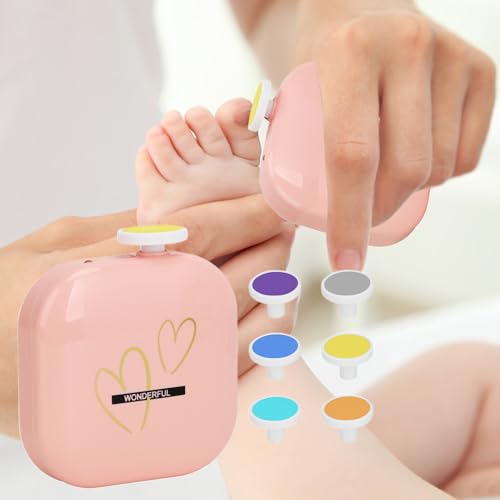 Coupe-ongles pour les tout-petits électrique anti-blessure lime USB bébé - 7
