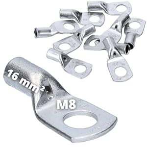 10 Stück Cembre A3-M8 Rohrkabelschuh 16mm²