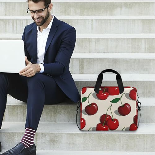 Pochette ordinateur portable 15.6 pouces cerise rouge imperméable