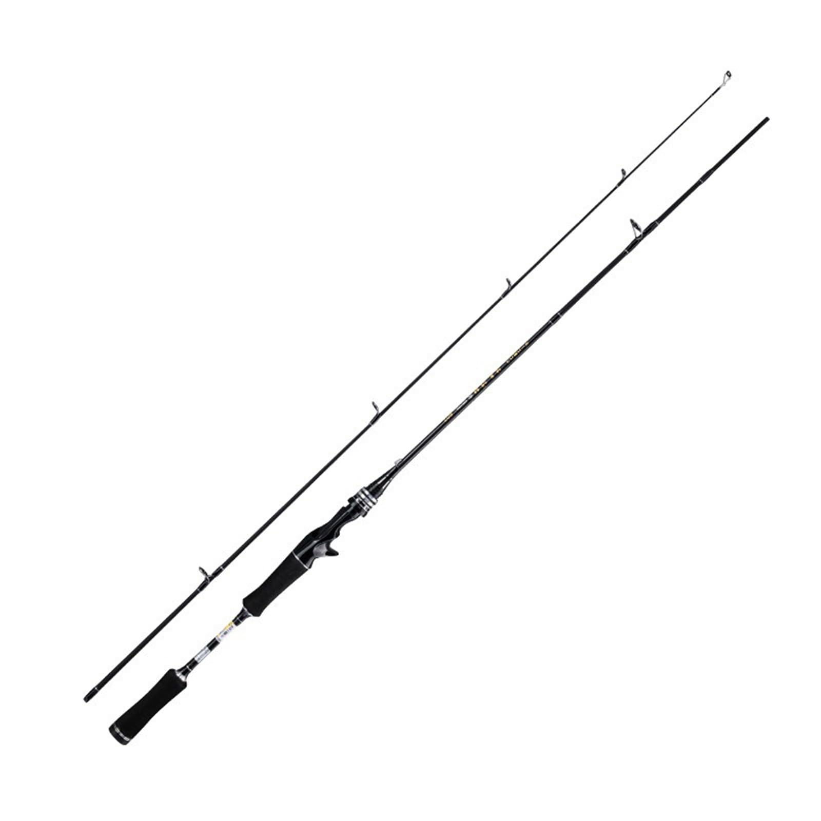 Wędka Włókno UltraLight Przynęta wędkarska Waga 5-30g Przynęta Wędka Casting Spinning Guide Uchwyt pierścieniowy Carbon Przenośna wędka podróżna (Color : Gun handle, Size : 1.6m)