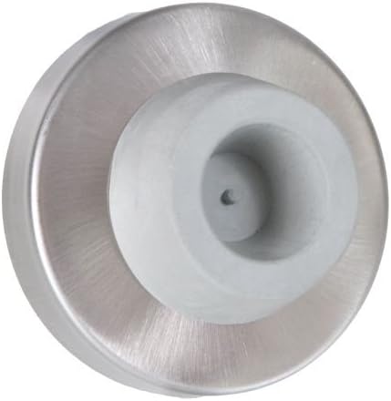 Trimco1270WV.626/630 Concave Rubber Wall Bumper, Stainless Steel