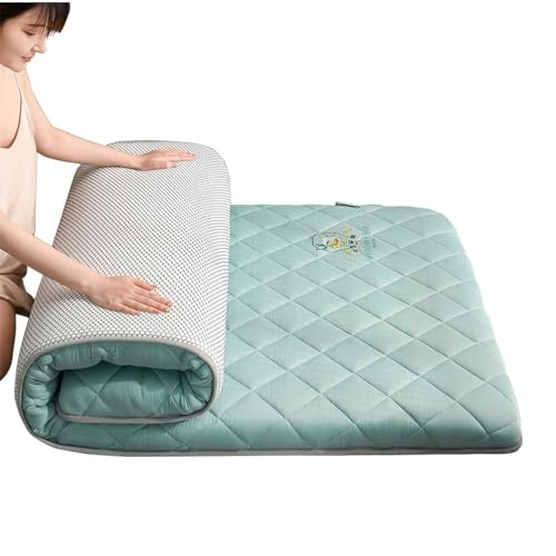 Full Size Japanese Floor Mattress, Foldable Mattress Topper Twin Bed Mattress Single Portable Mattress Roll Up Foldable Mattress (Color:A,Size:180x200) (A 180x200)