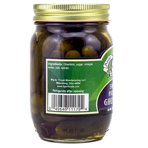 Amish Wedding Sweet Pickled Gherkins 15Oz (Pack Of 2) #TOP2