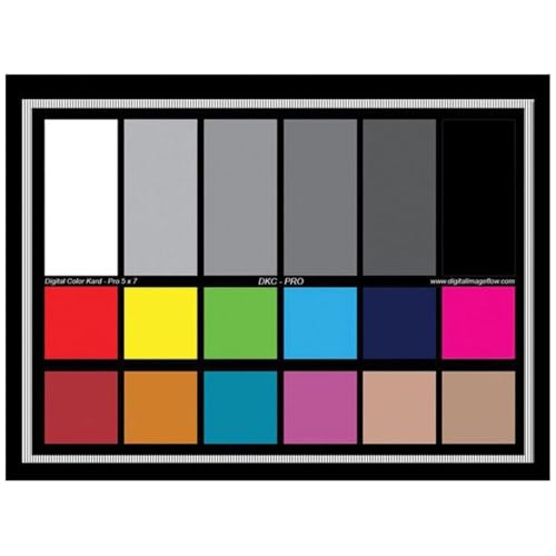 DGK Color Tools DKC-Pro Color Calibration White Balance Chart Set, Set of 2