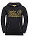 Produktbild Jack Wolfskin Kinder Modesto Hoody Kapuzenpullover, Black, 92