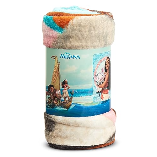 Northwest Moana Micro Raschel Throw Blanket, 46" x 60", Voyagers