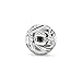 Produktbild Thomas Sabo Damen Herren-Bead Karma Beads 925 Sterling Silber geschwärzt Zirkonia schwarz K0228-643-11