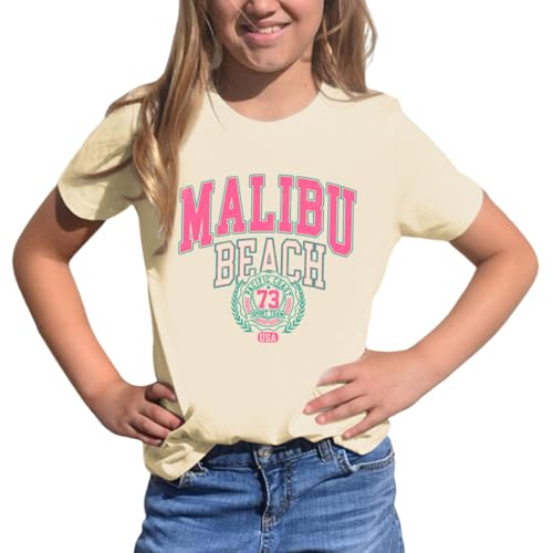 Image of Sulayesh Cute Letter Graphic Tees for Girls Preppy Aesthetic Shirts Oversized Trendy T Shirts Loose Casual Summer Tops