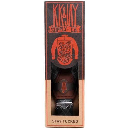 Image of KK & JAY SUPPLY CO. ORIGINAL Stay Tucked Shirttail Garters inchWashington inch Diamond Shirt Stays