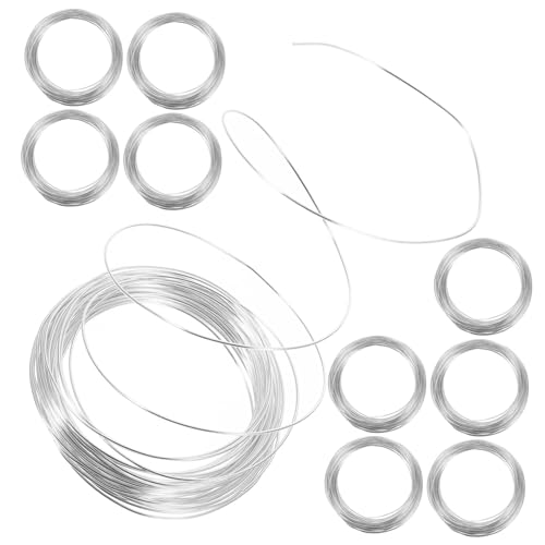 SEWACC Aluminum Bonsai Wires 10 Rolls 1mm Versatile for Bonsai Training DIY Crafts Safe