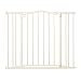 North States 38.25" Wide Arched Auto-Close Baby Gate with Easy-Step: Extra-low threshold bar reduces trip hazards. Pressure or hardware mount. Fits 28.5"-38.25" wide (30" tall, Soft White)