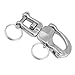 Jaw Swivel Snap Shackle, 2Pcs 316 Stainless Steel Heavy Duty Swivel Eye Snap Shackle for Sailboat (70mm)