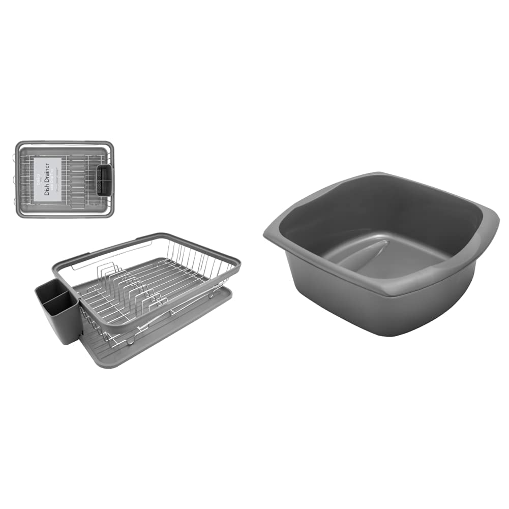 Anika 69069 Kitchen Dish Drainer Rack / Separate Cutlery Holder