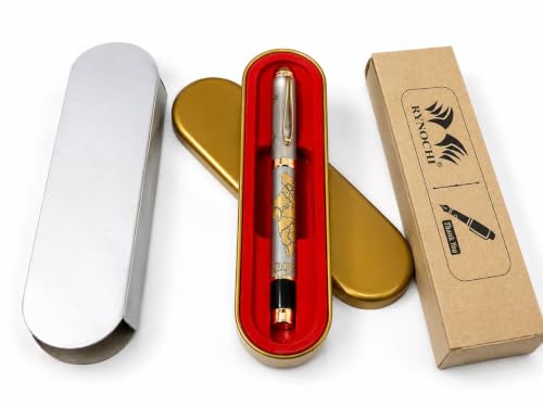 Image of Luxury Personalized Metal Pen | Custom Name Engraved Signature Pen | Smooth Blue Ink | Ideal for IAS, IPS, Police, DM, MLA Officers & Professionals (Gold,)