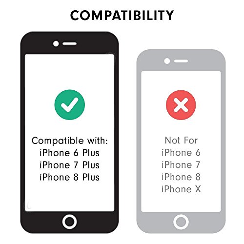 Sonix Bahamas Cell Phone Case [Military Drop Test Certified] Clear Coat Series For Apple Iphone 6 Plus, Iphone 7 Plus, Iphone 8 Plus #TOP5