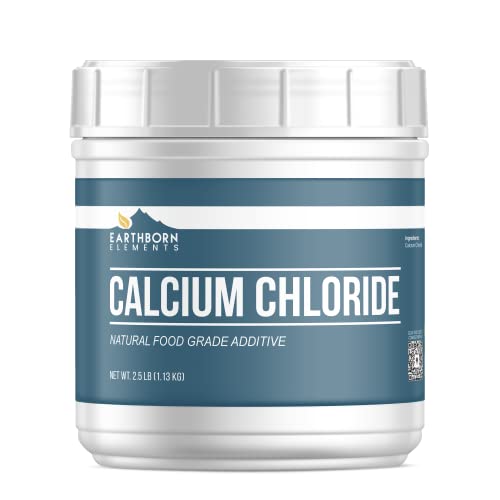 Earthborn Elements Calcium Chloride Wine & Cheese Making, Food Additive & Preservative (2.5 Pounds)