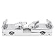 Drum Set Verbindungsklemme Halter Halteklammer, Eisen Perkussion Drum Anschluss Clip & Bracket Rod