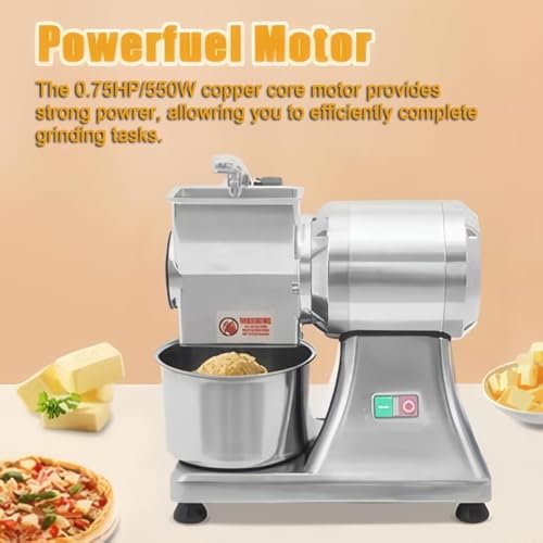 Rallador eléctrico comercial de queso acero inoxidable 550W miniatura 4
