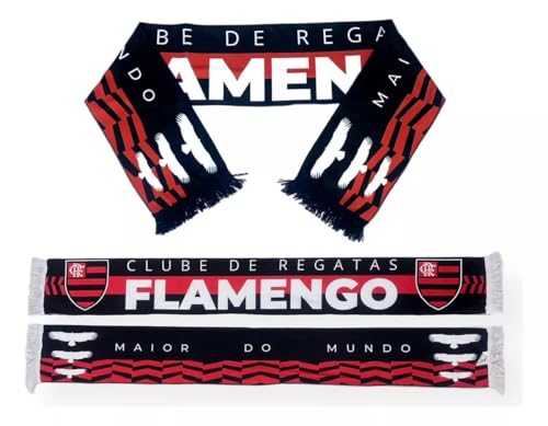 Cachecol do Flamengo Dupla Face Maior do Mundo - Oficial
