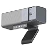 AIRHUG Webcam 3 in 1 1080P con microfono e altoparlante, fotocamera USB per videoconferenze/lezioni online/gaming live, copertura privacy integrata