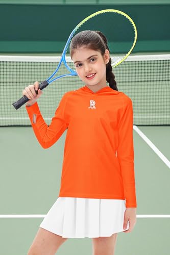 Image of Remimi Kids Sun Shirt Rash Guard Quick Dry Sun Protection Athletic Hoodie Hiking Shirts 3-12 Years