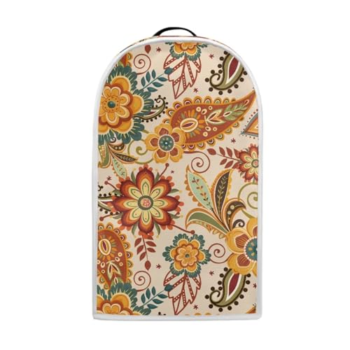 Image of Talayituse Paisley Flower Print Blender Dust Cover, Fingerprint Protection Cover for Stand Mixer or Coffee Machine, Home Kitchen Appliance Covers for Stain Dust Resistant Supplies