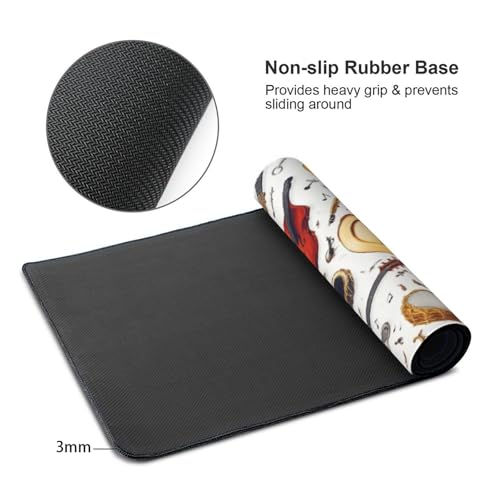 Tapis de bureau imprimé instruments classiques pour espace informatique et jeu - 3