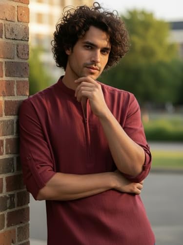 Image of Vida Loca Short Kurta for Men and Boys. (VFLX100)
