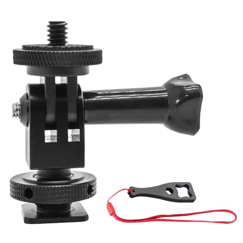 Adaptador de zapata fría para grabar vídeos estables con tu cámara GoPro y réflex