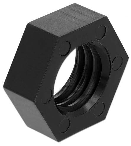 Navilock 12669 Tuerca Tuerca Plana 10 Pieza(s) 12669, Tuerca Plana, Nylon, Negro, 2,66 cm, 23,2 mm, 9,53 mm