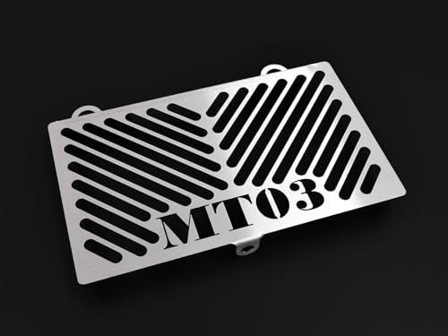 ZIEGER Kühlerabdeckung kompatibel mit: Yamaha MT-03 Design Logo silber