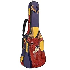 Housse pour guitare acoustique – Motif jungle – Feuilles de palmier – 1 cm d’épaisseur – Étanche – 101,6 cm – 104,1 cm… - Les Beatles, Paul McCartney, John Lennon, RIngo Starr, George Harrison