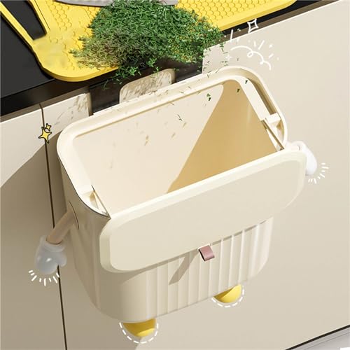 Caneca de basura colgante compacta para cocina y baño miniatura 7
