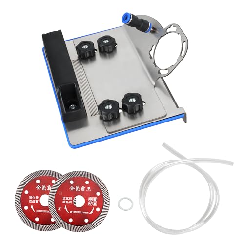 45 Degree Tile Chamfering Tool - Angle Grinder Stand for 45° Cutting, Chamfer Attachment & Tile Cutter Accessory, Fits 100-Type Grinders (1 PCS with blade)